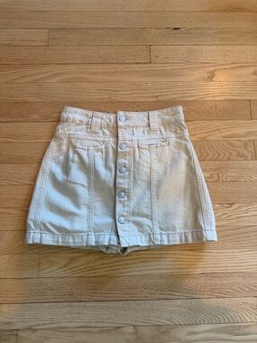 Free People Midnight Sun Midrise Skort size 25